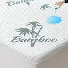 3D Air Cooling Bamboo Mattress Protector Cover Waterproof SB/DB/KSB/Queen/King