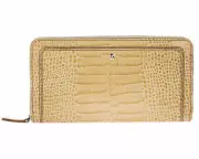 Montblanc 107614 La Vie de Bohème 8 cc Zipper Coin Case Sand Wallet New in Box