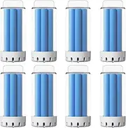 8 Pieces Vacuum Cleaner Solid Detergent Compatible With Ecovacs DEEBOT N30 PRO OMNI DSC060002 Blue