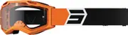 Shot Assault 2.0 Solar Motocross Goggles, black-orange for Men One Size Black Orange