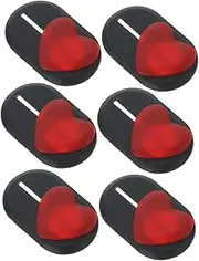 Veemoon 6pcs Cute Heart Pattern Webcam Privacy Slide Cover for Phones Tablets Laptops Camera Protector Mechanism Fit for Enhanced Security