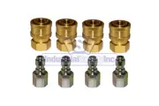 Pressure Washer | Quick Connects | 1/4" Female NPT Socket | 1/4" Female NPT Plug