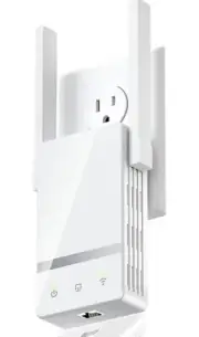 WiFi Extender Signal Booster, 10000 Sq.ft Long Range Internet Extender WiFi B...