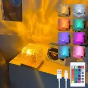 Ocean Wave Ceiling Projector,16 Colors Ocean Wave Light Projector, Water Ripp...