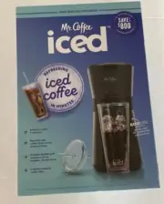 Mr Coffee Iced Coffee Maker w/ Reusable Tumbler & Filter Rapid Chill