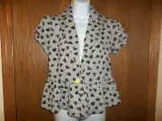 NEW GIRL'S KANDY KISS GRAY SWEATER HEARTS SIZE 14 /16 MSP $20.00