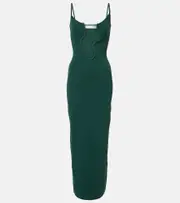 [Christopher Esber] Christopher Esber Salacia cutout maxi dress AU 6 green