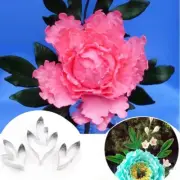 Stainless Steel Peony leaf Fondant Sugar Craft Cookie Cutter