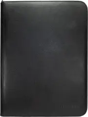 Ultra PRO Vivid 9-Pocket Zippered PRO Binder, Black
