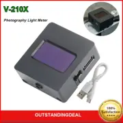 V-210X Photography Light Meter Hot & Cold Shoe Fix 0.9" OLED Display Black