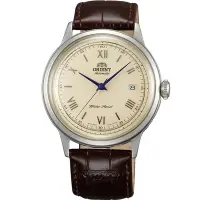 在飛比找Yahoo奇摩購物中心優惠-ORIENT 東方 DATE Ⅱ 復古紳士日期機械錶 送禮首