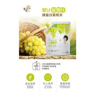 【韓味不二】韓國袋裝花泉蜂蜜果醬茶 500g x3入組(蜂蜜柚子茶/白葡萄/金桔/橘子/檸檬/葡萄柚)【蝦皮團購】