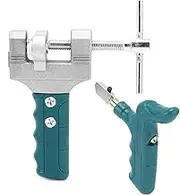 Fdit Portable Handheld Manual Tile Cutter, Vane/Wing Glass Cutter Kit with Crushing Pliers, for Cutting Ceramic, Glass, Wall and Veneer Tiles