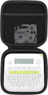 khanka Hard Travel Case Replacement for Brother P-Touch PT-D210 PTD220 Home/Office Everyday Label Maker, Case Only (Black)