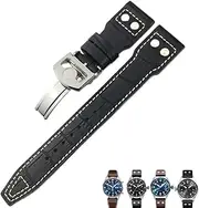 [SKXMOD] 20mm 21mm 22mm Italian Cowhide Watch Strap Black Blue Brown Watch Band For IWC PILOT Mark PORTUGIESER PORTOFINO WatchBands