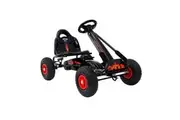 Kids Pedal Go Kart Car Ride On Toys Racing Bike Rubber Tyre Adjustable Seat