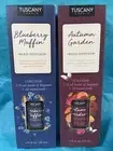 Tuscany Candle BLUEBERRY MUFFIN & AUTUMN GARDEN Reed Diffuser Kits Set 1.19oz Ea