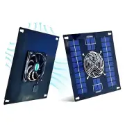 Solar Powered Attic Fan System Roof Vent Fan For Attic or Greenhouse 400cfm