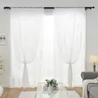 Window Treatment Soft Texture Wear Resistant Vertical Dreamlike Window Sheer