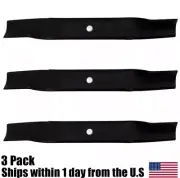 3-Pack TORO 79016P OEM 50" Hi-Lift Mower Blade Set, TIMECUTTER