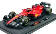 BBURAGO 2022 FERRARI RACING F1-75 #16 LECLERC 1:18 FORMULA 1 DIE CAST METAL NEW