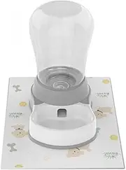 Automatic Dog Water Bowl Dispenser - Staltwo Premium Pet Water Dispenser,Large Capacity Water Feeder for Cats and Dogs, BPA-Free,6-Liter Grey