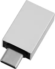 KALLORY USB to C Adapter for Converting USB to Type C Compatible with Smartphones and Laptops for Fast Charging and Data Transfer Durable Silver OTG Adapter