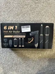 6 In 1 Hot Air Styler Professional Hair Dryer Ionic Technology For Quick Styling
