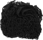 Ipetboom Horse Hay Bag Large Capacity Mesh Pouch for Horses Easy Cleaning Black