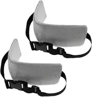 2Pcs Neck Pillow Strap, Travel Head Supports Cushion Travel Accessories, Grey