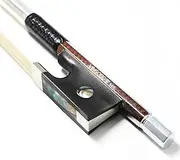 Golden Diamond Carbon Fiber Violin Bow 4/4 Size VINGOBOW 140V Master Level Parisian Eyes Ebony Frog Well Balanced Sweet Sound Quality Premium Natural Horse Hair Full 4 4 for Professional Player