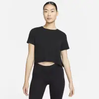 在飛比找博客來優惠-Nike Yoga Dri-FIT 短版 女短袖上衣- DM