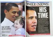 OBAMA - DAILY NEWS 01/20/09 President HIS TIME Collector's Sold Out HISTORIC