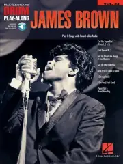 James Brown Drum Play-Along Sheet Music Book and Audio NEW 000117422