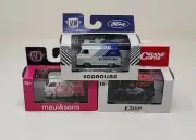 M2 Machines 1965 Ford Econoline Vans & Dodge Panel Van Diecast NIB Lot Of 3