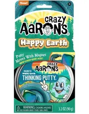 [Crazy Aarons] Putty 4in Magnetic Storms Happy Earth in Multi