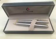 Sheaffer White Dot Ballpoint Pen & Pencil Set NIB