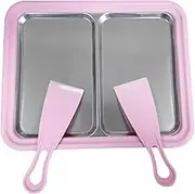 SiaBiced Ice Cream Maker Ice Cream Maker Easy to Use Sweet Summer Machine From Yogurt Plate Cold Pan for That, pink