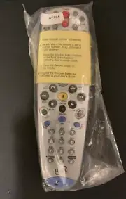 DISH NETWORK 6.4 IR/UHF PRO REMOTE CONTROL TV2 UHF NEW Silver