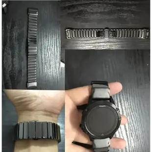 Garmin Fenix6 6S 6X Pro Solar 陶瓷 快拆 錶帶 錶鏈