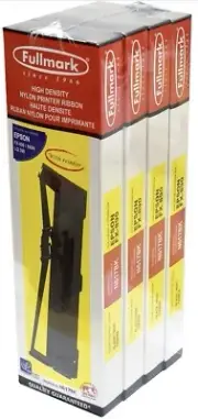 4x Fullmark N617BK Compatible Black Ink Ribbon for Epson FX-890 FX890 (4 pack)