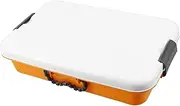 Kisangel Versatile Plastic Storage Box Lid Boys and Girls Toy Organizer Portable Craft Supplies Sandbox Accessory Small Handle Outdoor