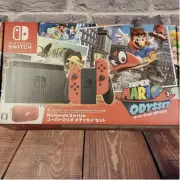 Nintendo Switch Super Mario Odyssey Set Limited Console Complete Unused Japan