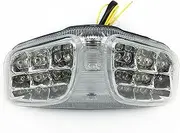 Motorcycle Integrated Rear Tail Light Turn Signal For GSX-R600 GSX-R750 2008-2012 GSX-R1000 2009-2016(Clear)