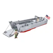 WW2 - LCVP Higgins Boat, 715 Pieces