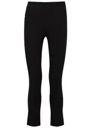 Veronica Beard Cropped Slim-leg Trousers - Black - 8 (UK 12 / M) 8 (UK 12 / M)