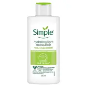 Simple Kind To Skin Hydrating Light Moisturiser Lotion For All Skin types 125ml