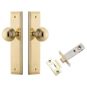 Guildford Knob Stepped Backplate Passage Kit