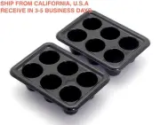 2PCS MANICURE TOOLS SIX HOLE BOWL FOR MANICURE TO SOFTEN THE CUTICLE