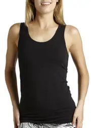 [Bonds] Bonds Women's Stretchy Chesty Top in Black Size: 18 18 Black